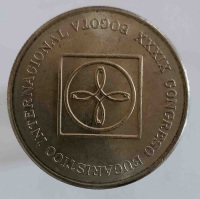 5 песо 1968г. Колумбия. Международный Евхаристический Конгресс, состояние UNC - Мир монет