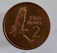 2 нгве 1982г. Замбия. Боевой орел, состояние UNC - Мир монет