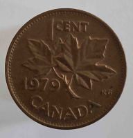 1 цент 1979г. Канада, состояние VF - Мир монет