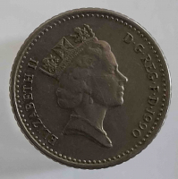 5 пенсов 1990г. Великобритания, состояние XF - Мир монет