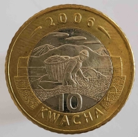 10 квача 2006г. Малави.Сбор урожая, состояние UNC - Мир монет