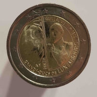 2 евро 2017г. Люксембург.200 лет со дня рождения Виллема  III, состояние UNC - Мир монет