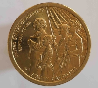 1 доллар 2020г. США.  P. Инновации. Южная Каролина. Септима Кларк , состояние UNC - Мир монет