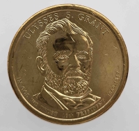 1 доллар 2011г. США.  D.  Улисс Грант(1869-1877), 18-й президент,  состояние UNC. - Мир монет