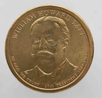 1 доллар 2013г. США.  D. Уильям Тафт(1909-1913) , 27-й президент, состояние UNC - Мир монет