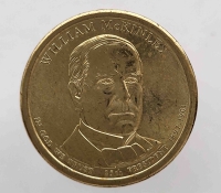 1 доллар 2013г. США. D. Уильям Мак-Кинли(1897-1901), 25-й президент, состояние UNC. - Мир монет