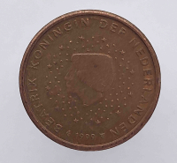 2 евроцента 1999г. Нидерланды,из обращения. - Мир монет