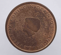2 евроцента 2003г. Нидерланды, состояние XF - Мир монет