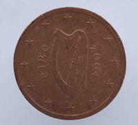 2 евроцента  2004г. Ирландия, из обращения - Мир монет