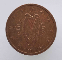 2 евроцента  2004г. Ирландия, состояние XF - Мир монет