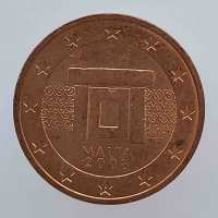 2 евроцента 2008г. Мальта, состояние aUNC - Мир монет