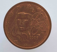 2 евроцента  2009 г. Франция, состояние XF - Мир монет