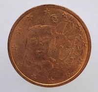 2 евроцента  2013 г. Франция, состояние XF - Мир монет