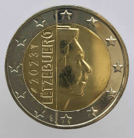 2 евро 2023г. Люксембург, регулярный чекан, из ролла. - Мир монет