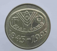 10 лей  1995г.  Румыния, ФАО с литерой N  в ромбе, из ролла.  - Мир монет