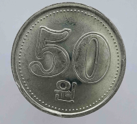 50 вон  2005г. Северная Корея, состояние UNC - Мир монет