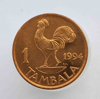 1 тамбала 1994г. Малави.  Петух , состояние аUNC - Мир монет