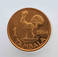 1 тамбала 1994г. Малави.  Петух , состояние аUNC - Мир монет