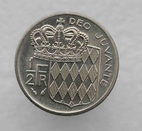 1/2 франка 1979г.г. Монако. Князь Ренье III , мешковая. - Мир монет