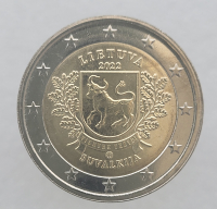 2 евро 2022г. Литва. Сувалкия, состояние UNC - Мир монет