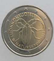 2 евро 2023г. Литва. Дзукия , состояние UNC - Мир монет