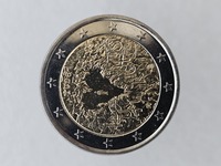 2 евро 2008г. Финляндия . 60-летие принятия Всеобщей декларации прав человека , из ролла. - Мир монет