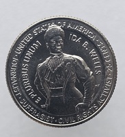 25 центов 2025г. D.  США. Женщины Америки № 16 . Ида Белл , из ролла. - Мир монет