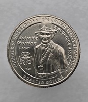 США.  25 центов 2025г. Р.   Женщины Америки № 17 . Джульетта Гордон Лоу , из ролла. - Мир монет