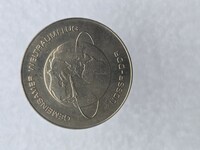 10 марок 1978г. ГДР. Космический полет гражданина ГДР , мешковая. - Мир монет