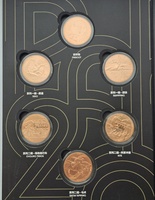 Набор из 12 монет  по 1/4 евро Франция "Олимпийские игры 2024 в Париже" в альбоме, сертификат. состояние люкс !!! - Мир монет