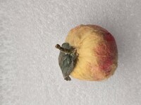 Ватная елочная игрушка СССР Яблоко. - Мир монет