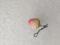 Елочная игрушка для мини-елки СССР, стекло. Клубника. - Мир монет