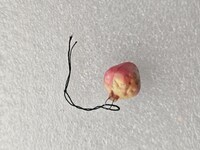 Елочная игрушка для мини-елки СССР, стекло. Клубника . - Мир монет