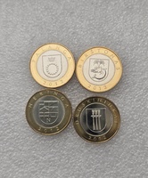 Литва 4 монеты 2012г. Курорты - Мир монет