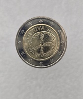 Литва. 2 евро 2016г. Балтийская культура. UNC. - Мир монет