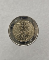 2 евро 2019г. Франция. 30 лет падения Берлинской стены, биметалл,состояние UNC. - Мир монет