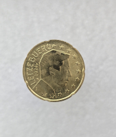 Люксембург.  20 евроцентов  2024г.  регулярный чекан,  из ролла. - Мир монет