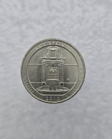 25 центов 2010г. США.  D . Национальный парк № 1 Хот-Спрингс. Арканзас, состояние UNC.  - Мир монет