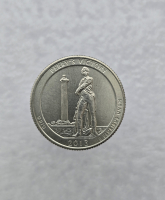 25 центов 2013г. США.  D . № 17. Победа Перри и Международный мемориал мира . Огайо, состояние UNC.  - Мир монет