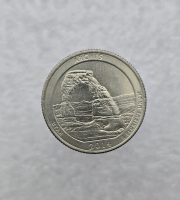 25 центов 2014г. США.  D  Национальный парк № 23-Арки. Юта, состояние UNC.  - Мир монет