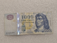 Венгрия.   Банкнота 1000 форинтов 2010г.  VF+ - Мир монет