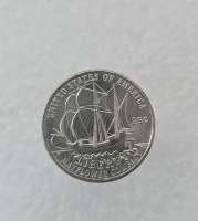 США. 25 центов 2026 г. 250 лет Независимости США двор Р, мешковая. - Мир монет