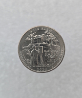 25 центов 2020г. № 52. D .Национальное историческое место Ферма Дж. А. Вейра. Коннектикут, состояние UNC.  - Мир монет