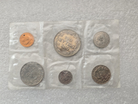 Либерия.  набор монет регулярного чекана 1966-1968г.г., пруф, в запайке. - Мир монет