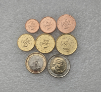 Болгария. Первый евросет из 8 монет 2026г. . монеты из роллов. - Мир монет