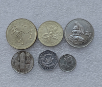 Гватемала. набор 6 монет регулярного чекана 2000-2007г.г., мешковые. - Мир монет