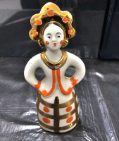 Матрешка-невеста, 10см, Дулево, скульптор М.Шевелева. - Мир монет