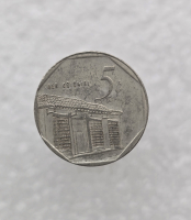 Куба.  5 сентаво 1998г. Архитектура ,  никель, ходячка. - Мир монет