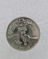 50 центов 2026г 250 лет Независимости США Статуя Свободы D из ролла - Мир монет