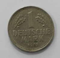 1 марка  1982г.ФРГ F, никель,состояние VF. - Мир монет